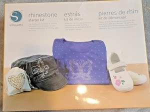Silhouette Rhinestone Starter Kit KIT-RHINE-3T w/ Stones DVD New - Picture 1 of 5