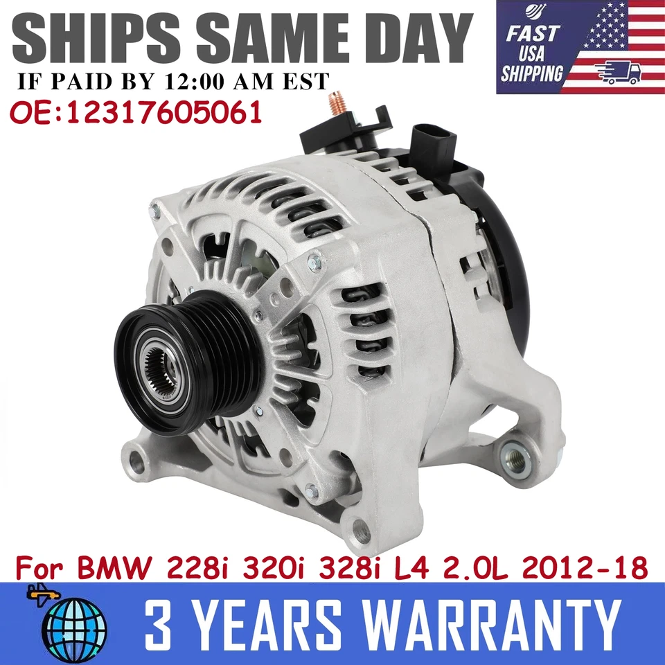 Alternador para BMW 428i Gran Coupé 2015-2016,428i xDrive 2014-2016 2,0 L 14204 Foto 1 de 4