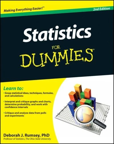Statistics for dummies (Paperback) - FREE Shipping - Image 1 of 1