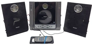 Philips MC235B Micro System CD Player Radio Fernbedienung Wandhalterung Vintage - Bild 1 von 16
