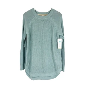 NWT RD Style Rowca Cotton Blend Crew Neck Pullover Sweater Light Green Sz M - Picture 1 of 16