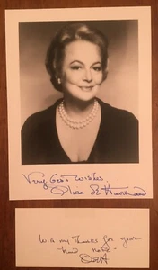 Olivia De Havilland Autogrammfoto - Bild 1 von 1
