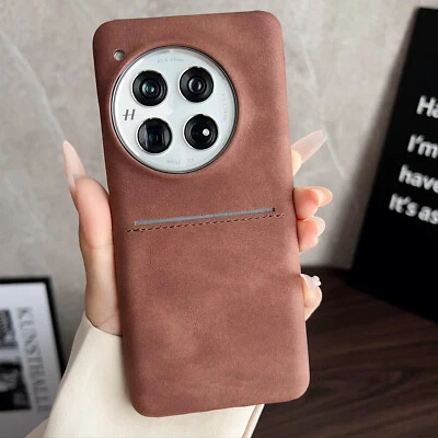 For OnePlus 13R 13 12R 12, Luxury Card Slot Hybrid PU Leather Back Case Cover - Image 1 of 4