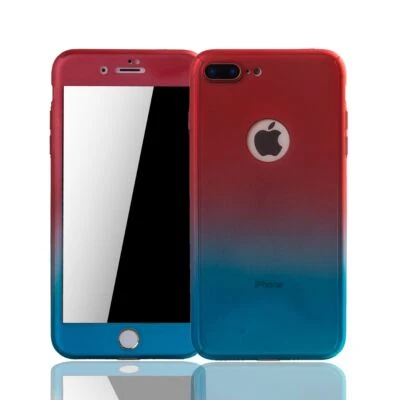 Custodia Cellulare Protettiva per Apple IPHONE 8 Plus Full Cover Display Blue - Immagine 1 di 4
