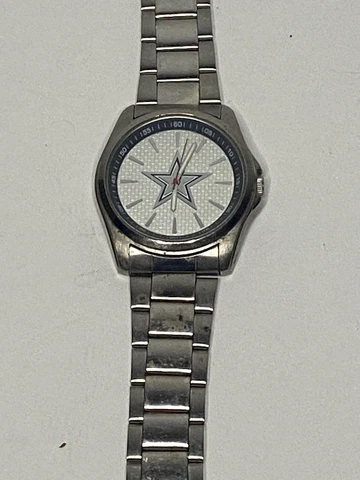 Dallas Cowboys Men's Game Time NFL Watch, needs battery and new band Cover