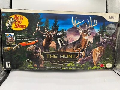 Bass Pro the Hunt with Attachment - Nintendo Wii Unit may be missing Slip Cover - Image 1 of 3