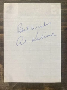 Al Kaline Baseball Signed Autograph Plain Paper No COA - Picture 1 of 7