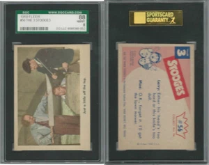 1959 Fleer, The 3 Stooges, #56 Just A Little Off The Top, SGC 88 NMMT - Picture 1 of 1