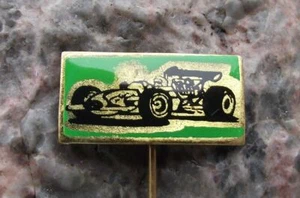 70er Jahre Antik Oldtimer Formel 1 1 Grand Prix Rennbahn Rennwagen Pin Anstecker - Bild 1 von 2