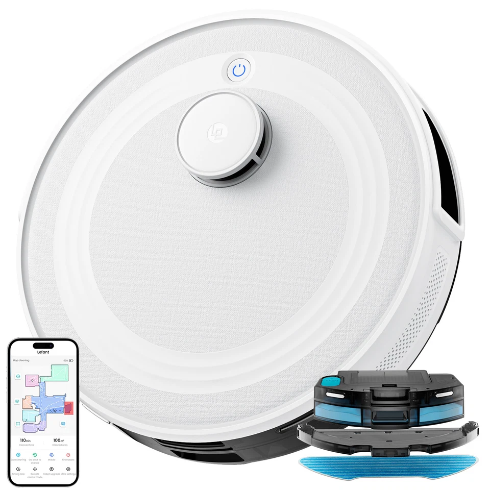 Lefant M2 5500Pa Robot Staubsauger mit Wischfunktion Saugroboter Robot Vacuum - Bild 1 von 4