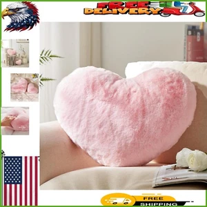 Ultra Soft Heart-Shaped Throw Pillow, 10x11 inch Valentine's Gift Idea - Picture 1 of 11