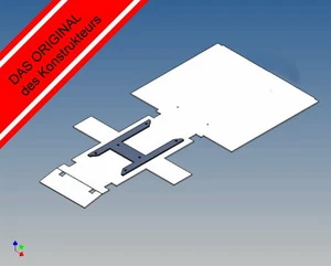 M3RCG - Copertura telaio per TAMIYA MAN 3 assi M1:14 ""clean"" senza apertura motore - Foto 1 di 2