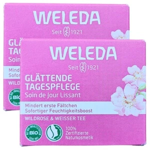 2 x WELEDA Glättende Tagespflege - Wildrose & Weisser Tee 40ml - Bild 1 von 1