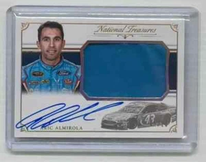2016 National Treasures Aric Almirola Holo Gold Race Used Relic Auto #05/10 - Picture 1 of 2