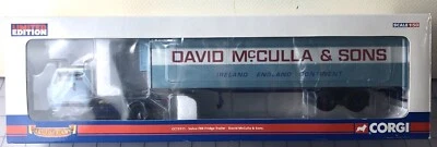 VOLVO F88 TRUCK &  FRIDGE TRAILER 1:50 SC DAVID MCCULLA & SONS CORGI CC13111 - Image 1 of 4