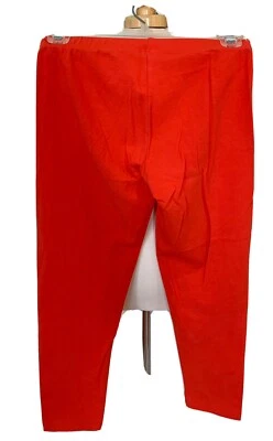 Nordstrom XS Cotton Capri Leggings Coral EUC - Image 1 of 3