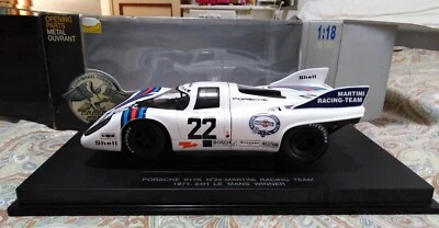 EAGLE'S RACE 1:18 PORSCHE 917K MARTINI N°22 MARKO/VAN LENNEP 1st LE MANS 1971 - Immagine 1 di 4