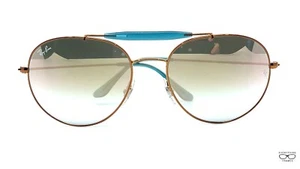 Ray Ban RB3540 198/7Y Copper/Teal Sunglasses New Authentic 53 - Picture 1 of 7
