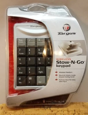 Targus Stow-N-Go Keypad AKP01US - Wireless Numerical Keyboard - Image 1 of 4