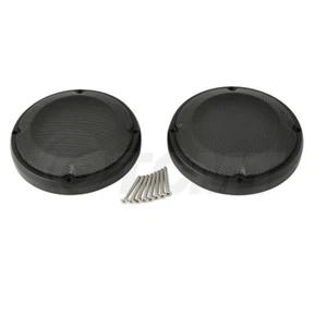 6.5" Saddlebag Lid Speaker Grills Cover Fit For Harley Road Electra Glide 83-23 - Picture 1 of 9