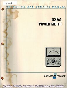 HP Manual 435A POWER METER