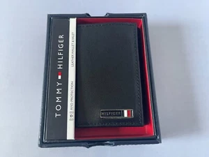 Tommy Hilfiger Trifold Leather Wallet and Valet RFID Protection MSRP $49.50 - Picture 1 of 4