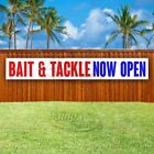 BAIT & TACKLE NOW OPEN Advertising Vinyl Banner Flag Sign LARGE HUGE XXL SIZE