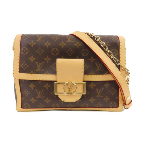 LOUIS VUITTON（LV） Borsa a tracolla Louis Vuitton LV GHW Dauphine Soft GM 2 vie M47149 monogramma marrone