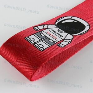 For JDM RED HIGH STRENGTH ASIMO RACING TOW STRAP FOR FRONT / REAR BUMPER 6