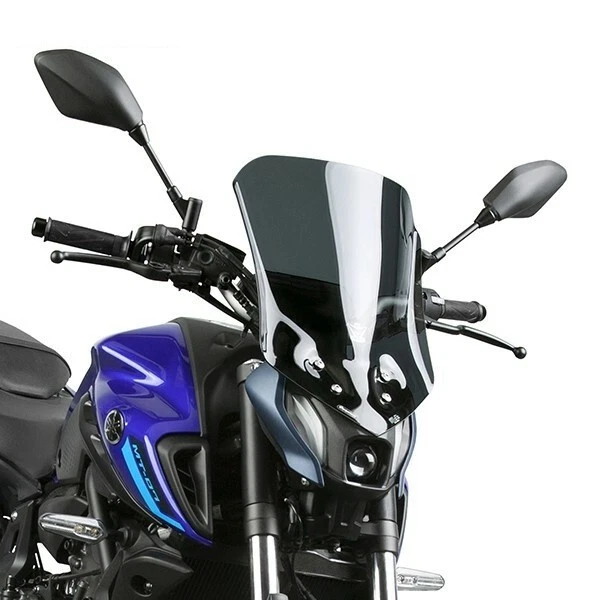 Montaje de carenado de ciclo nacional VStream parabrisas tinte oscuro bajo para Yamaha MT-07 Foto 1 de 1