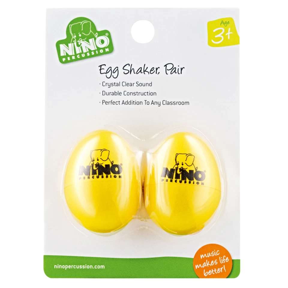 Meinl Egg Shaker Set NINO540Y-2, Yellow, 2 pcs - Shaker - Bild 1 von 1