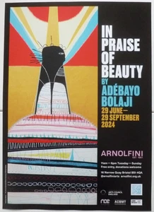 ADEBAYO BOLAJI In Praise of Beauty 2024 EXHIBITION POSTER - Picture 1 of 6