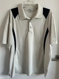 PGA Tour Mens Performance Golf Polo Shirt Sz XL beige Short Sleeve - Picture 1 of 4