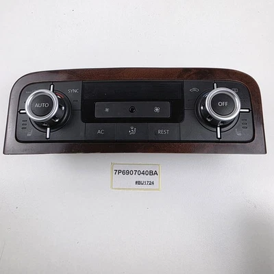 Panel de control de temperatura climatización Volkswagen Touareg 2011-2012 7P6907040BA Foto 1 de 4