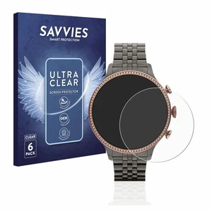 6x Folie für Fossil Gen 6 (42mm) Schutzfolie Displayschutz Display Schutz Klar - Zdjęcie 1 z 11