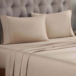 Superior Egyptian Cotton 300 Thread Count Solid Deep Pocket - Picture 1 of 105