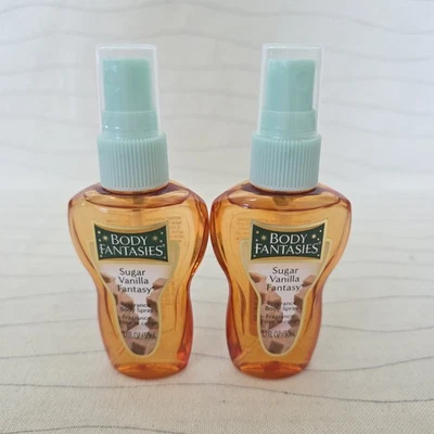 Lot Of 2 Body Fantasies Sugar Vanilla Fantasy Fragrance Body Spray Perfume 1.7oz - Image 1 of 3