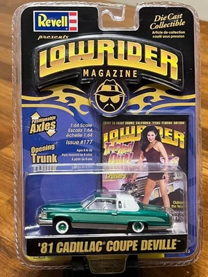 Rare 1/64 Low Rider 81 Cadillac Coupe Deville Mini Car - Image 1 of 4