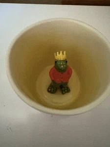 Peek a Boo Surprise Frog Prince Yellow Mug Tea Coffee Spademan - Picture 1 of 6