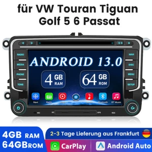 Carplay Android 13 Autoradio Navi Für VW Caddy Amarok T6 Polo Crafter Skoda Yeti - Bild 1 von 13