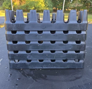 Qty 5 USED PEPSI CRATE BLACK PLASTIC 16.9oz-24 BOTTLE 17" x 11" Storage CRATE - Picture 1 of 5