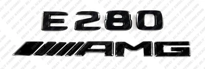 Maletero emblemas negro brillante para Mercedes-Benz E280 AMG W210 W211 W212 W213 W214 Foto 1 de 4