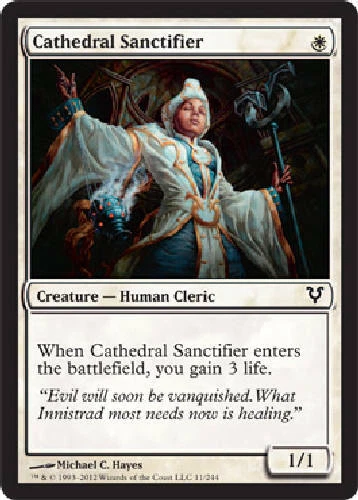 CATHEDRAL SANCTIFIER X4 4 4X Avacyn Restored MTG Magic Cards DJMagic - Image 1 of 1