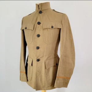 ORIGINAL WW1 US ARMY OFFICER DOUGHBOY JACKET UNIFORM AMERICAN MILITARY - Picture 1 of 12
