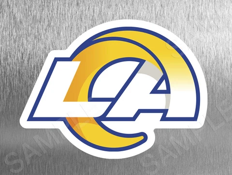 Magnet Die Cut Los Angeles Rams NFL Football Fridge Refrigerator LA Cover