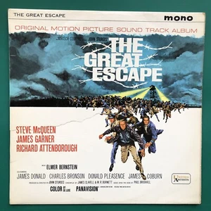 Elmer Bernstein GREAT ESCAPE Film Soundtrack Score LP Steve McQueen James Garner - Picture 1 of 12