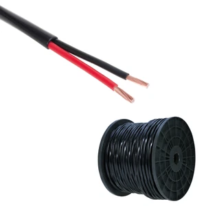 16/2 In-Wall Outdoor Burial UV CL2 Speaker Wire 16 AWG Gauge Cable Black 250ft - Picture 1 of 5