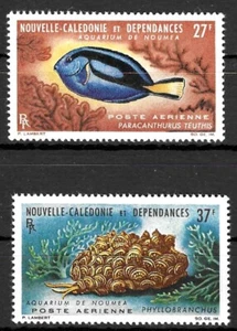 Stamps New Caledonia 1964 Corals and Marine Animals top two in set MNH SG386-387 - Picture 1 of 2