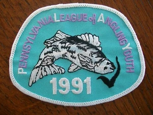 PARCHE DE PECES PENNSYLVANIA LIGA DE PESCA SERIE JUVENIL 4" 1991 - Imagen 1 de 2