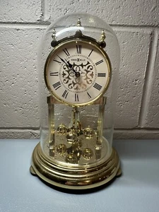 Howard Miller Antique Dome Clock. Made W. Germany w/ Rotating Spheres. Untested - Picture 1 of 5